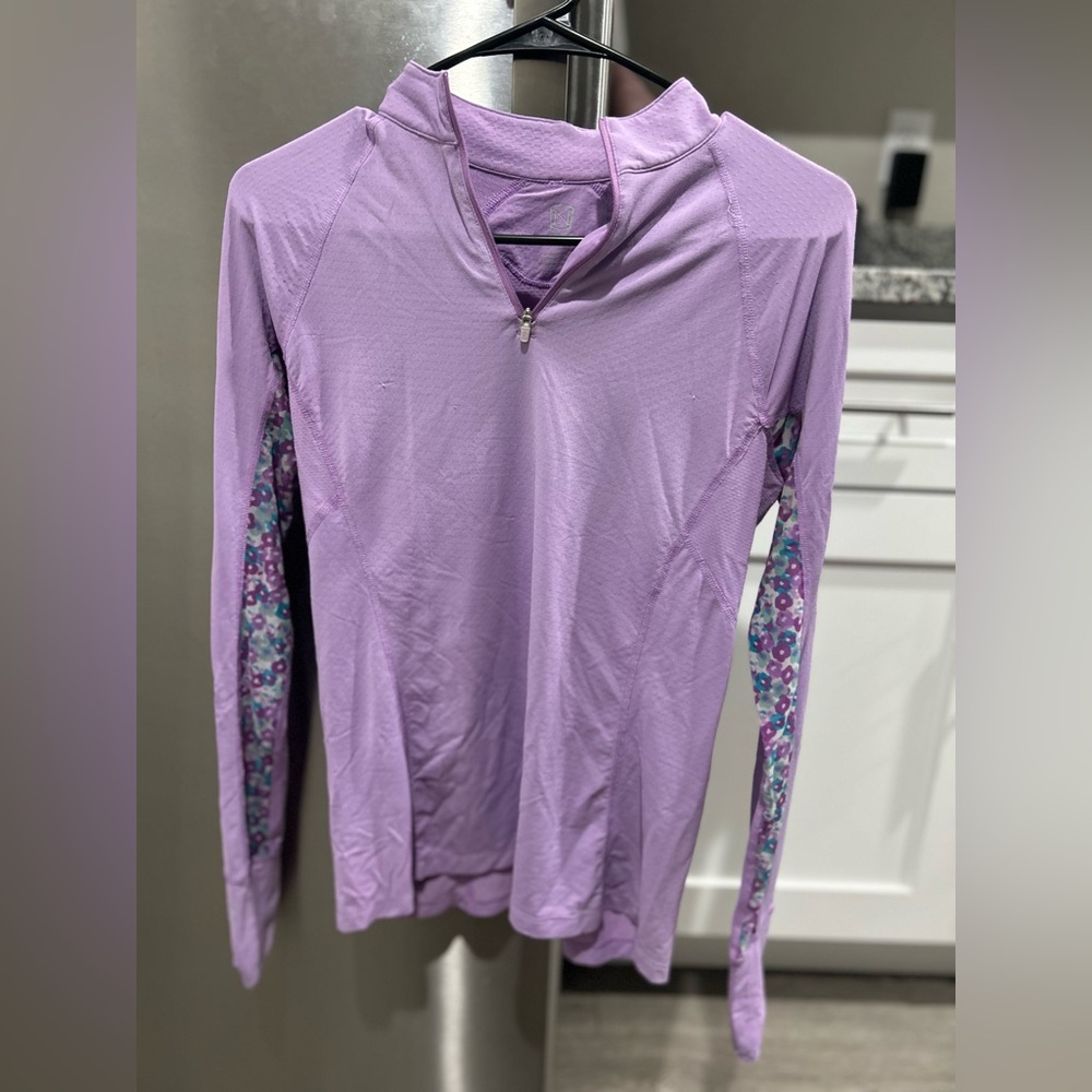 Women's Purple Long Sleeve sunshirt